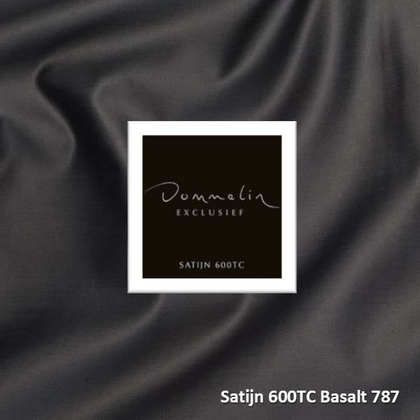 Dommelin Laken Satijn 600TC Basalt