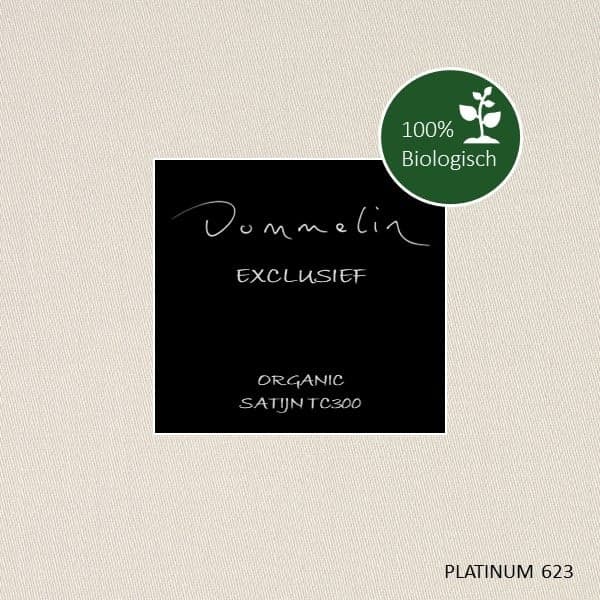 Dommelin Laken Biologisch Satijn 300TC Platinum