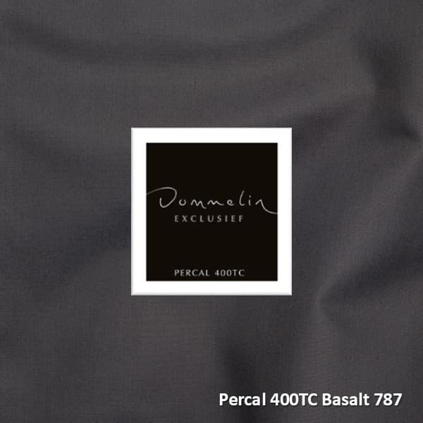 Dommelin Laken Percal 400TC Basalt