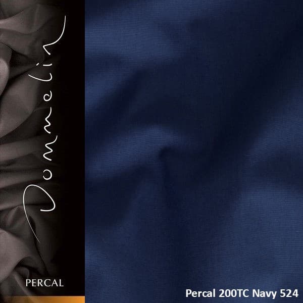 Dommelin Laken Percal 200TC Navy