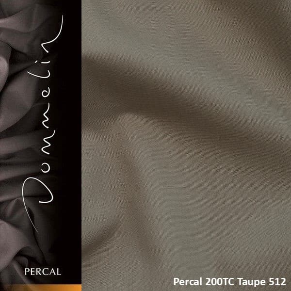 Dommelin Laken Percal 200TC Taupe