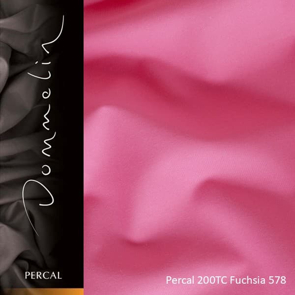 Dommelin Laken Percal 200TC Fuchsia