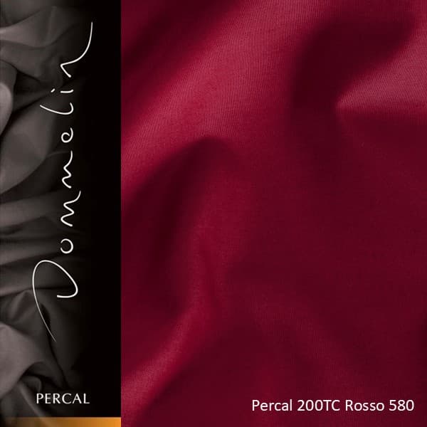 Dommelin Laken Percal 200TC Rosso