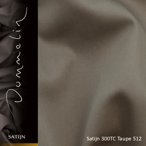 Dommelin Laken Satijn 300TC Taupe